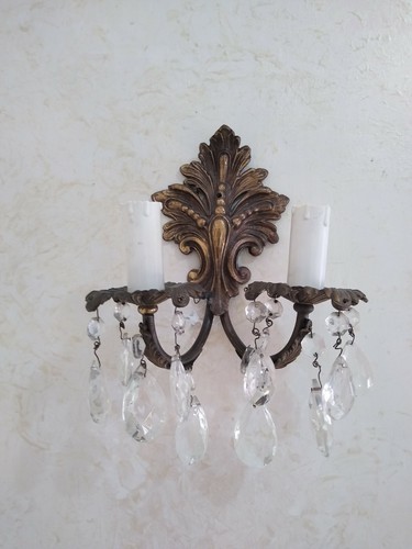 Antico applique ottone