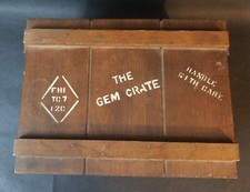 Scatola in legno roccia bianca