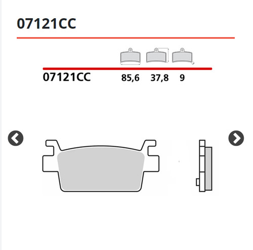 Pastiglie freno brembo carbon - pastiglie,