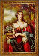 Quadro, Lady in abito rosso