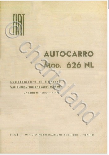 Autocarro fiat 626 1944 - autocarro,