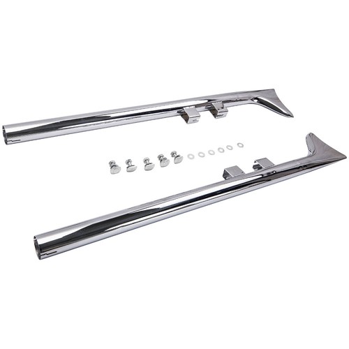 Silver straight fishtail - silver,