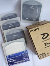 NUOVI - PACCO 5 DISCHI XDCAM HD SONY 23Gb riscrivibili PFD23A 2.4x speed
