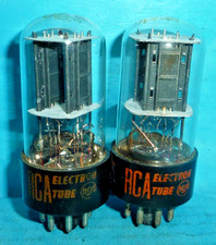 2 tubi RCA 6SN7GTB test buono