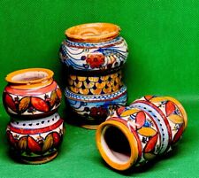 SANTARELLI GUALDO TADINO  gruppo piccoli vasi decorazione a lustro ….