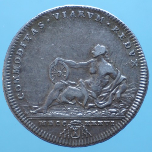 Clemente xii testone 1736 - testone, roma
