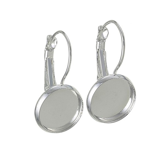 Basi cabochon orecchini - 4,