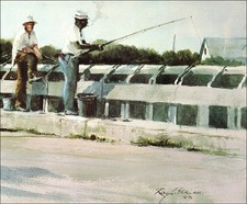 1983 Stampa Vintage Pesca Dal
