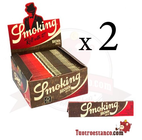Cartine smoking marrone - cartine, lunghe