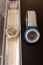 2 Orologi SWATCH-Jelly Fish originale anni 80 e  Modello con cinturino elastico