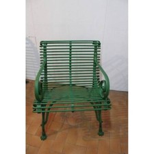 Poltrona in ferro da giardino,Francia ,epoca XX secolo