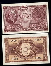 Lire 1944 luogotenenza - lire,