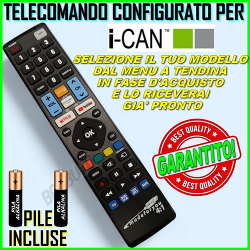 Telecomando configurato per - configurato,