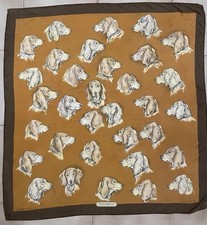 Foulard Hermès “Monarch”Vintage, Seta a Firma Xavier De Poret 74,Rare Silk Scarf