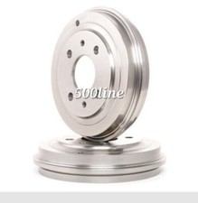 Coppia Tamburi Freno Posteriore Fiat 126 127 d'epoca A112 Fiat 600 850 Panda