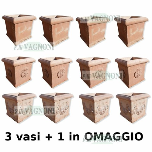 Vaso vasi quadrato cubo - 4,