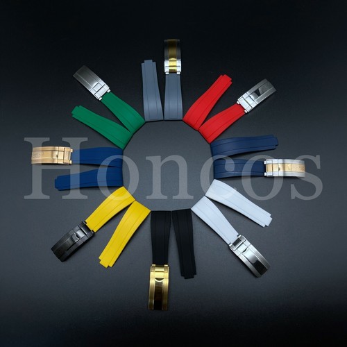 Cinturino nero gomma mm - nero, 20