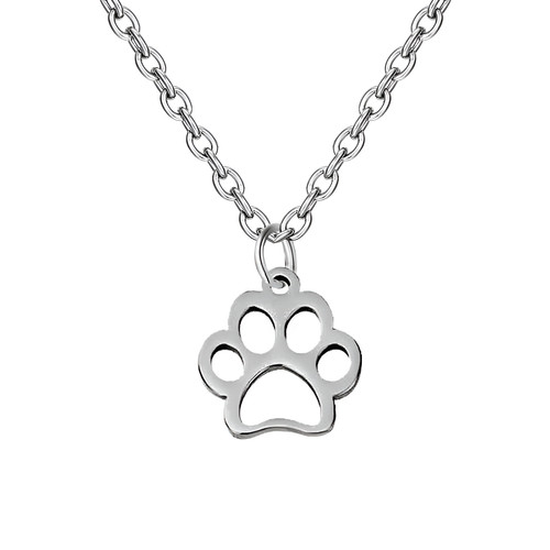 Collana acciaio con - acciaio,