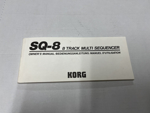 Korg manuale uso 8 - d'uso,