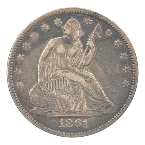 Mezzo dollaro liberty - liberty, 1861