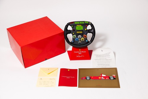 2001 ferrari steering - f1,