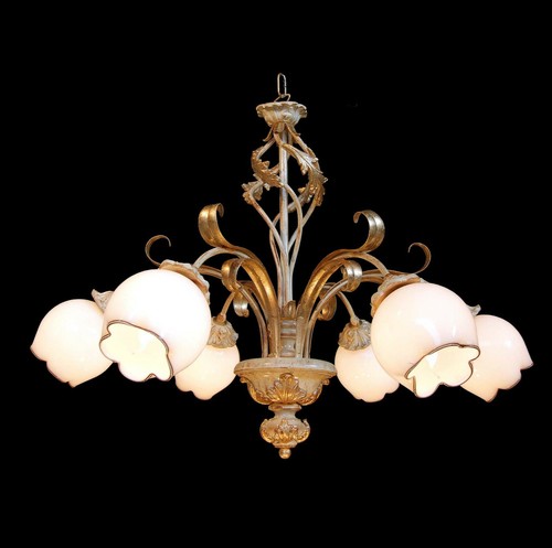 Lampadario classico legno - lampadario,