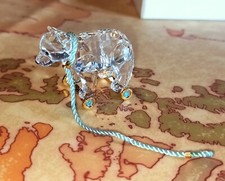 SWAROVSKI 253447 - Orsetto a Ruote / Teddy Bear On Wheels - cm 4 - Vintage 2003