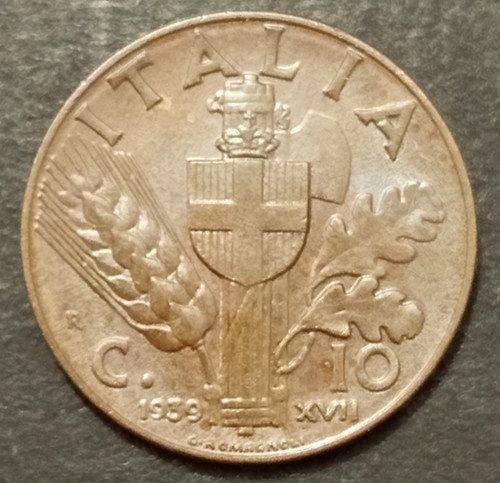 Centesimi lire 1939 fdc - centesimi,