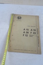 manuale Alfa Romeo A 15 A 1A