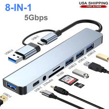 Adattatore da 8 in 1 Hub USB-C