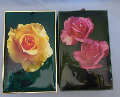 Rose box vintage made in - box,