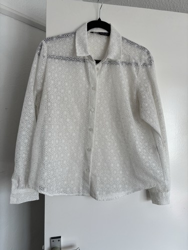 Camicia zara bianca manica - camicia,