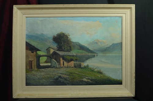 Bella quadro antico paesaggio - bella,