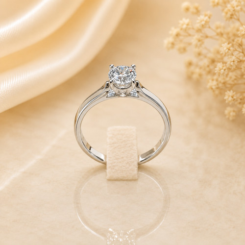 Anello ring solitario diamante