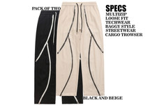 Confezione due pantaloni cargo - due,