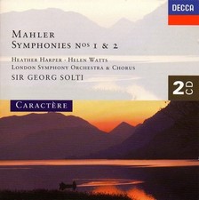 Mahler - Sinfonie N. 1 & 2 / Sir Georg Solti - CD