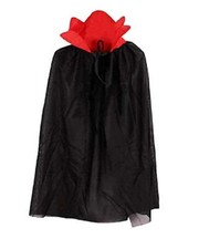 Mantello per Costume Vampiro Travestimento di Carnevale Halloween L.4180