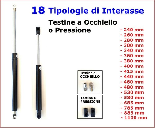 Pistone molla gas - pistone, per