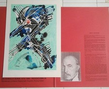 Mastroianni Umberto litografia 50x70