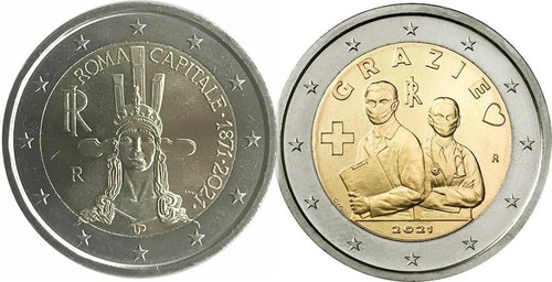 Italia 2021 roma - 2€,