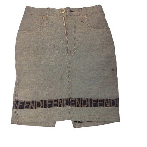 Fendi jeans minigonna denim - fendi,
