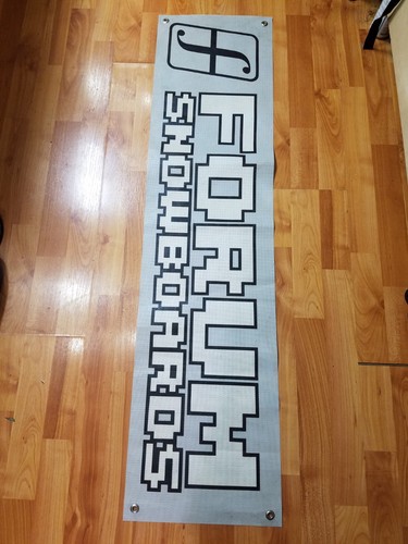 Striscione negozio forum