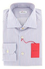 Camicia A Righe Blu Chiaro
