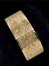 bracciale uomo oro 18kt usato vintage 3 ORI Art Decò usato vintage