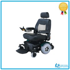 CARROZZINA ELETTRICA 6 RUOTE DISABILI ANZIANI SEDUTA LARGA OVERLAND ESTERNO