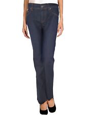 Prada Luna Rossa Pantalone Jeans Da Donna 39 Eu35 W25 S Small Blu Denim Bootcut