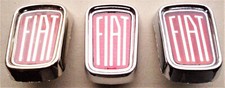 3 FREGIO FIAT 500L EPOCA VINTAGE IN PLASTICA VEDI DESCRIZIONE