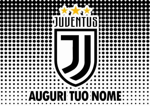 Cialda juventus logo juve - juventus,