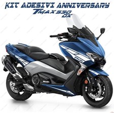 ADESIVI ANNIVERSARY COMPATIBILE YAMAHA TMAX T-MAX 530 DX SX BIANCO SPORT CARENA