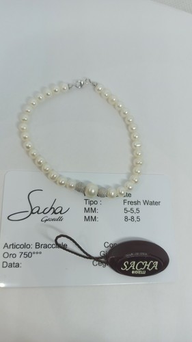 Bracciale con perle naturali